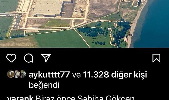 Bakan Varank uçaktan TOGG'un dev fabrikasını çekti