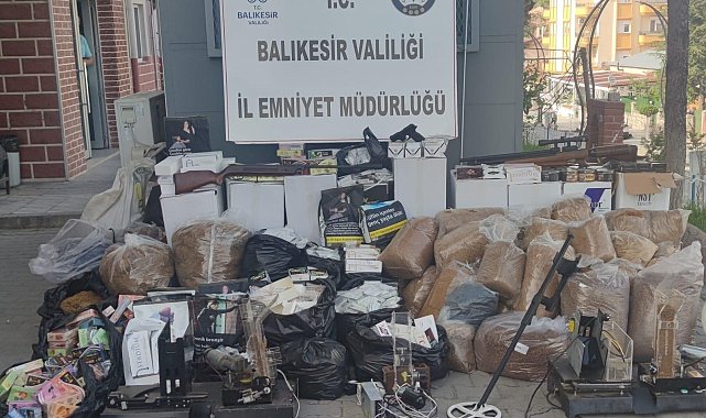 Balıkesir'de kaçak tütün operasyonu