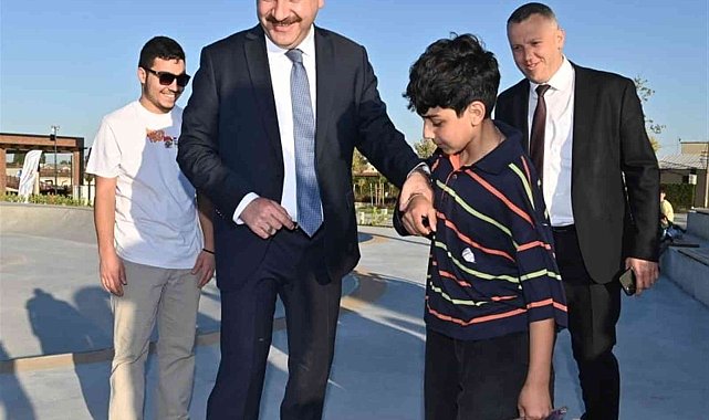 Balıkesir'de kaykay ve paten sevenler çok şanslı