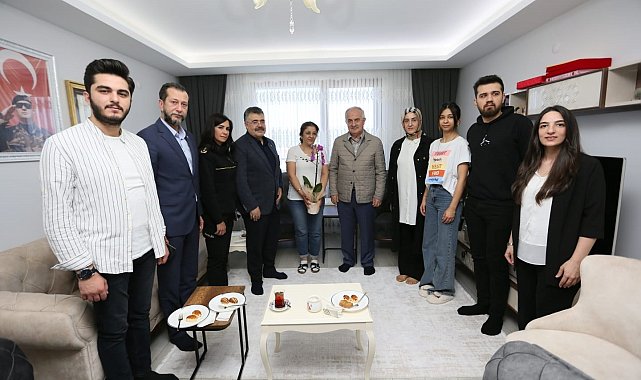 Başkan Aygün: "Şehit ailelerimizin yanınızdayız"