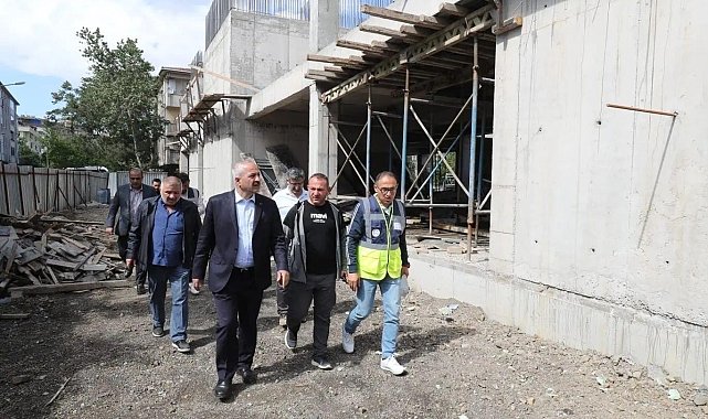 Başkan Büyükgöz'den proje denetim turu