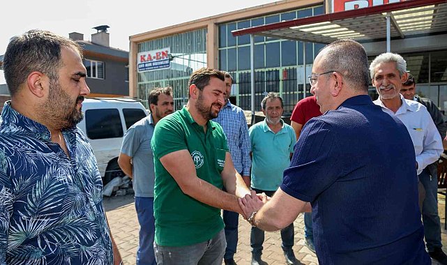 Başkan Kavuş, Çalışan Gençlik Meclisiyle birlikte sanayi esnafıyla buluştu