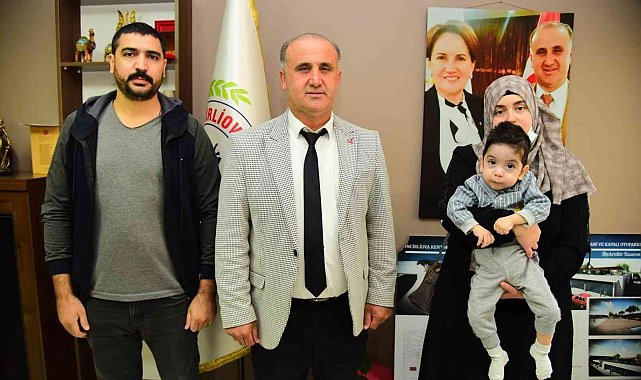 Başkan Kaya, minik Alparslan için müjdeyi verdi