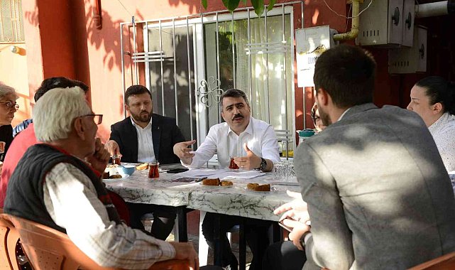 Başkan Oktay Yılmaz ev ziyaretlerine devam ediyor