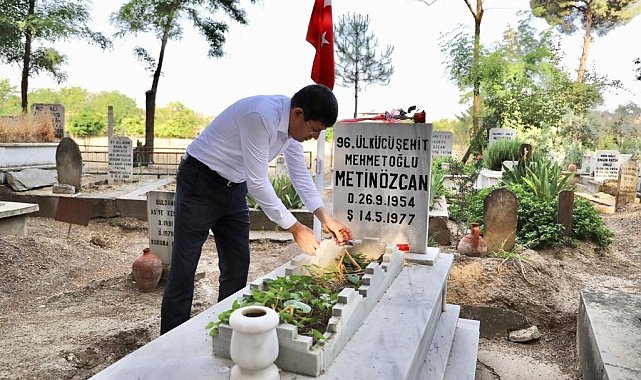 Başkan Özcan &#039;Ülkücü Şehitleri Anma Günü&#039; dolayısıyla kabir ziyareti gerçekleştirdi