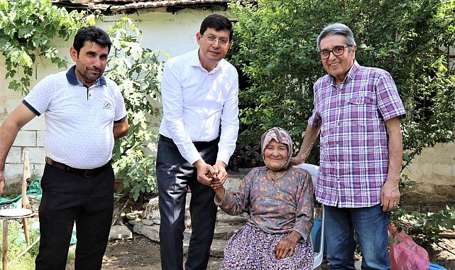 Başkan Özcan, Şadiye ninenin isteğini kırmadı