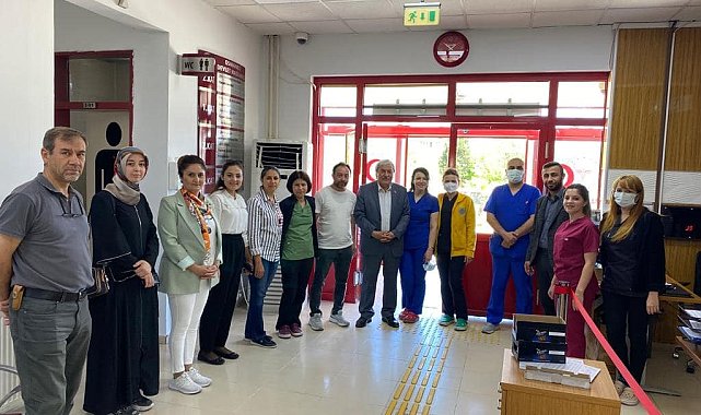 Başkan şahin'den hemşirelere ziyaret