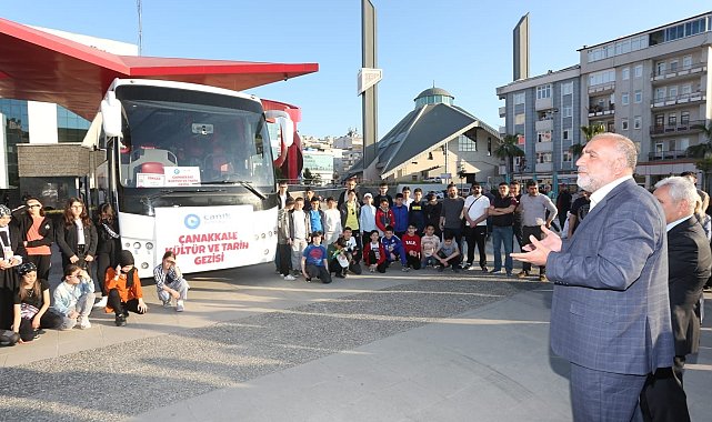 Başkan Sandıkçı öğrencileri Çanakkale'ye uğurladı