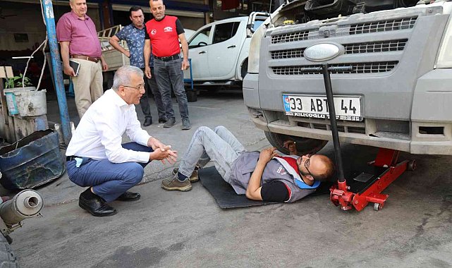 Başkan Tarhan, sanayi esnafının sıkıntılarını dinledi