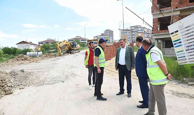 Başkan Vidinlioğlu, altyapı çalışmalarını inceledi
