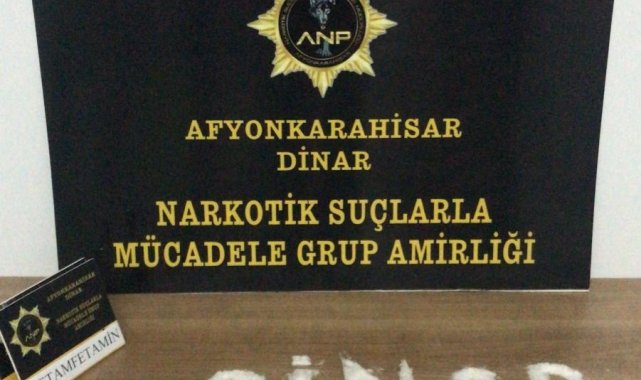 Baskın yapılan adreste 100 gram metanfetamin ele geçirildi