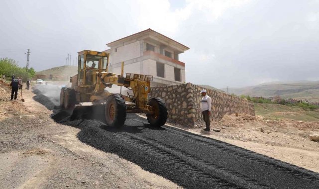Battalgazi Yıldıztepe'de asfaltlama çalışmaları