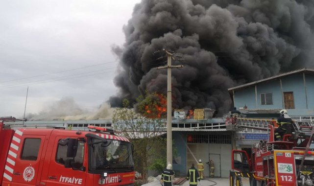 Battaniye üretimi yapan fabrika kullanılmaz hale geldi