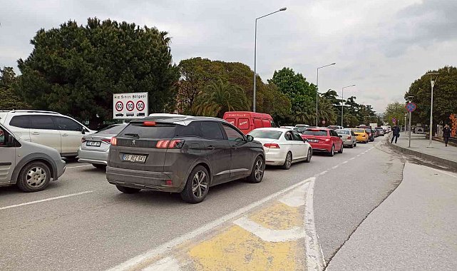 Bayram sonrası trafik yoğunluğu