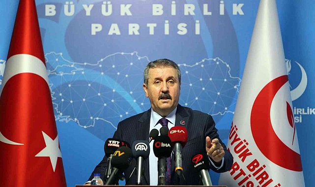 BBP Genel Başkanı Destici: "PKK'ya desteği keserlerse Türkiye NATO üyeliklerine neden hayır desin"