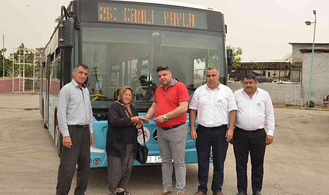 Belediye otobüsü şoförlerinden örnek davranış