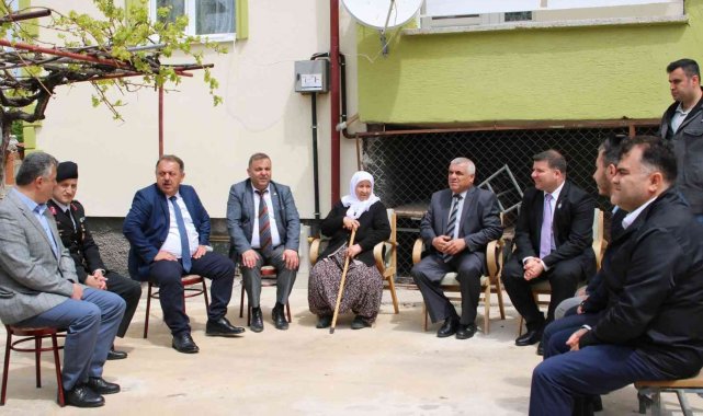 Beyşehir protokolü şehit aileleri ve gazilerle bayramlaştı