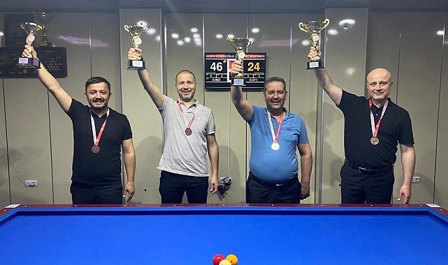 Bilardo Turnuvası tamamlandı