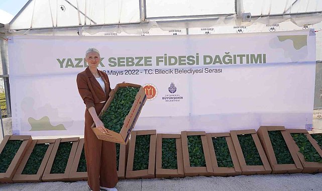 Bilecik'te çiftçilere 100 bin domates, biber, karpuz ve patlıcan fidesi dağıtıldı