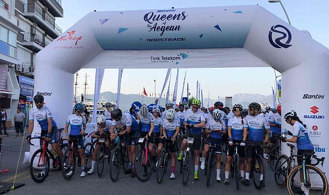 Bisiklet yarışı Marmaris'ten start aldı