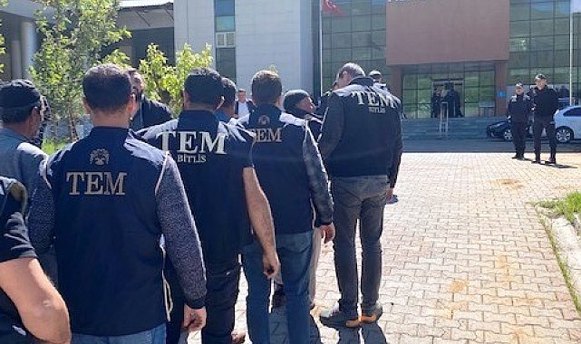 Bitlis'te PKKKCK operasyonunda 4 kişi tutuklandı