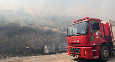 Bodrum'da Korkutan Yangın