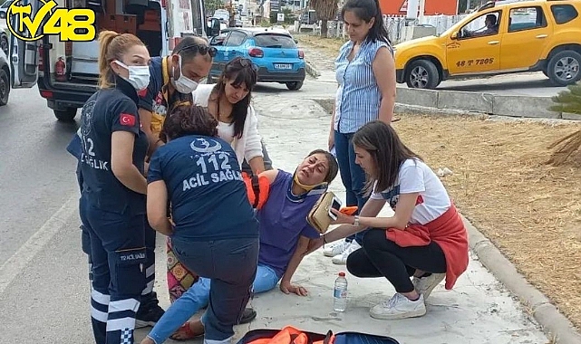 Bodrum'da Motor Kazası