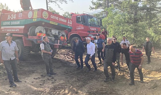 Bolu'daki orman yangını kontrol altına alındı