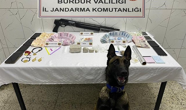 Burdur'da uyuşturucu operasyonuna 2 tutuklama