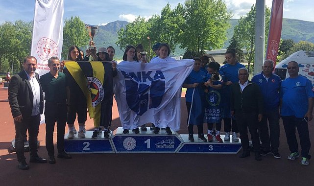Bursa Büyükşehir Belediyesporlu atletlerden 12 madalya, 1 kupa