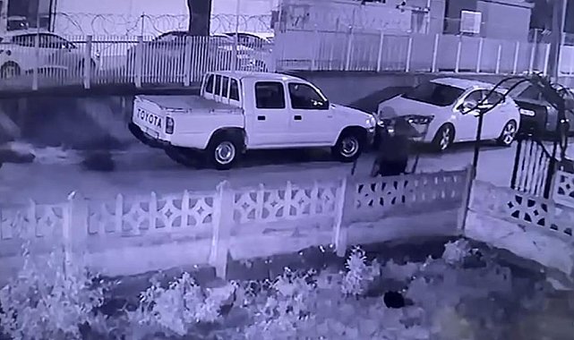 Bursa'da soğukkanlı hırsız bahçe kapısını çaldı