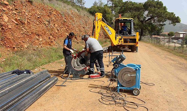 Büyükşehir, Adrasan ve Olympos içme suyu hatları yenileniyor