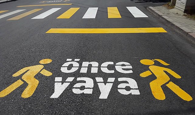 Büyükşehir trafikte yaya önceliğine dikkat çekiyor