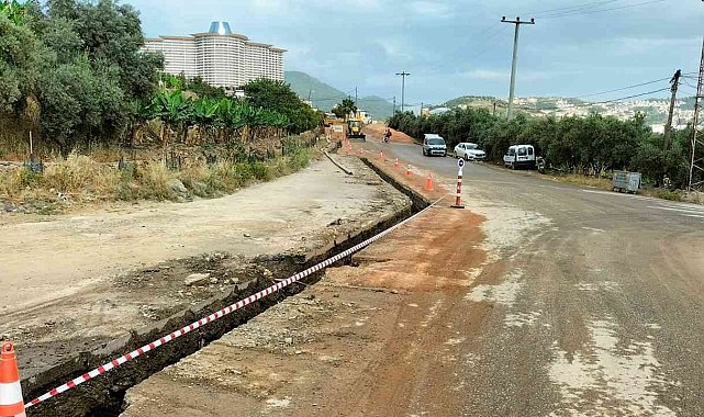 Büyükşehir'den Alanya'ya 34 milyonluk alt yapı çalışması