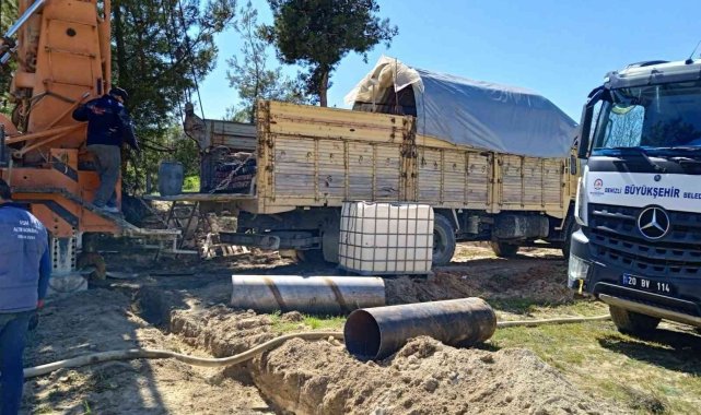 Büyükşehirden 2 mahalleye su müjdesi
