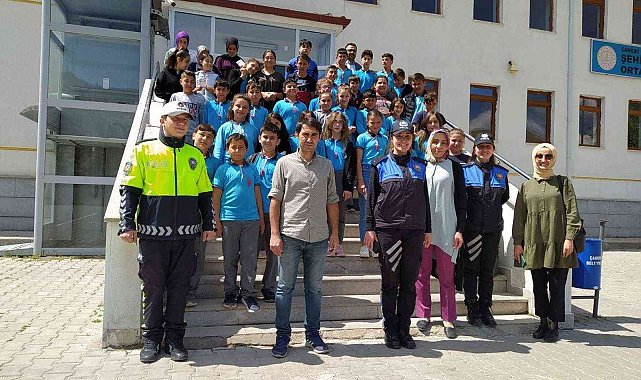 Çankırı&#039;da çocuklara trafik kuralları anlatıldı