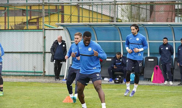 Çaykur Rizespor, Yeni Malatyaspor maçının hazırlıklarını sürdürdü