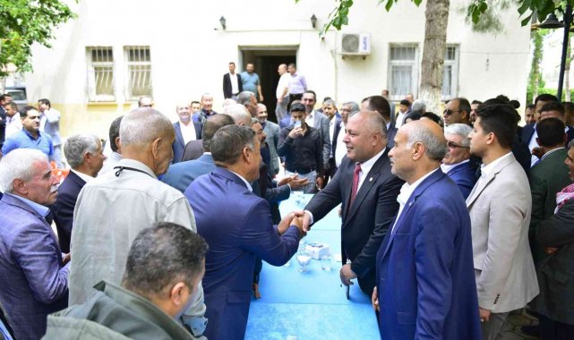 Ceylanpınar'da bayramlaşma programına yoğun ilgi