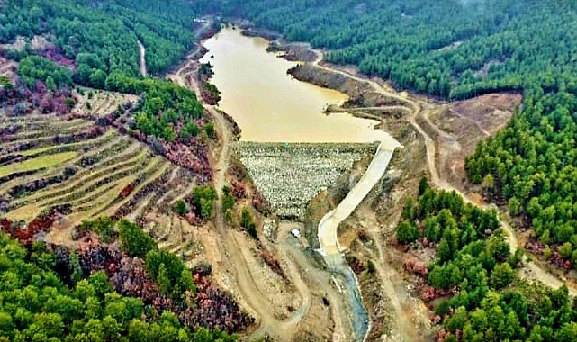 Çiftçilere can suyu olacak Aktaş Gölet'i hizmete girdi