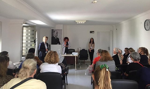 Çiğli&#039;de kadınlar sağlıklı yaş alma seminerinde buluştu