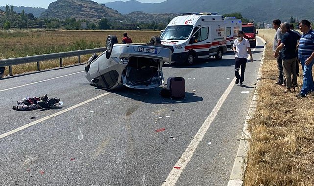 Çine'de trafik kazası: 2 yaralı