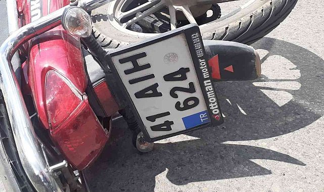 Cip ile çarpışan motosikletin sürücüsü yaralandı