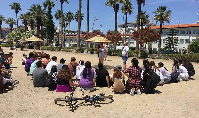 Coğrafya öğrencileri Gökova Körfezi'nde arazi çalışması gerçekleştirdi