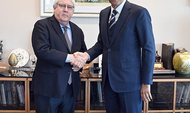 Cumhurbaşkanlığı Sözcüsü Kalın, BM Genel Sekreter Yardımcısı Griffiths'le görüştü