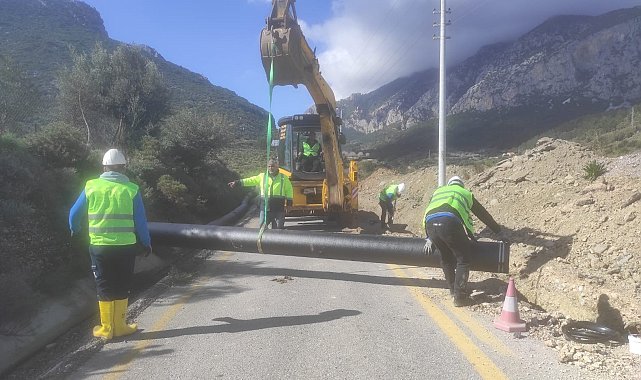 Datça'nın içme su hattı tamamlandı