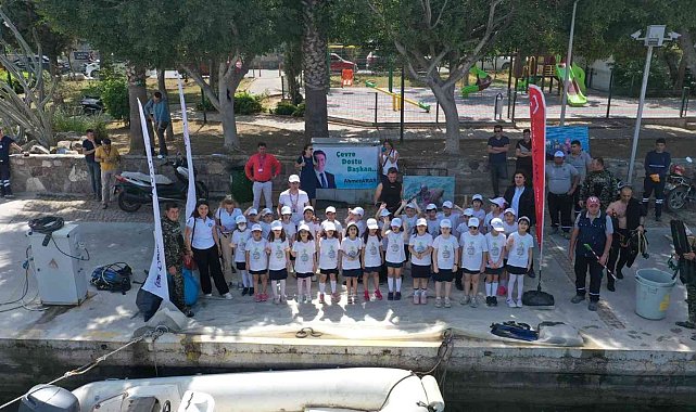 Deniz dibi temizliği Bitez'de devam etti