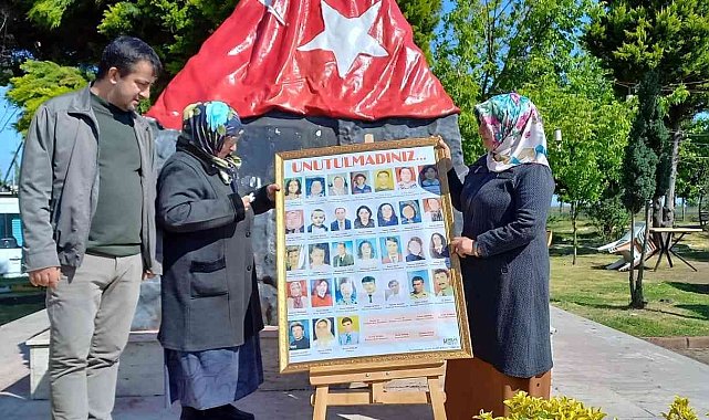 Deniz Kazasında şehit olan 38 vatandaş anıldı