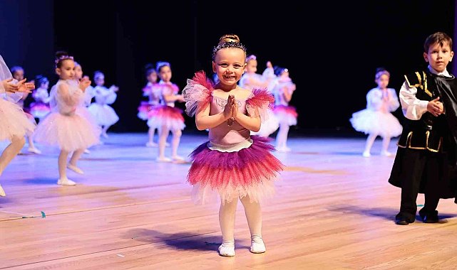 Denizli'de 175 çocuk, bale ve zumbayla muhteşem bir geceye imza attı