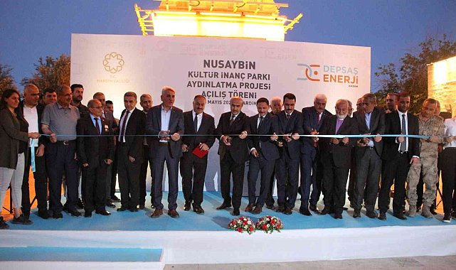 Depsaş Enerji Mardin'de UNESCO listesindeki tarihi yapıların estetik aydınlatmasını gerçekleştirdi