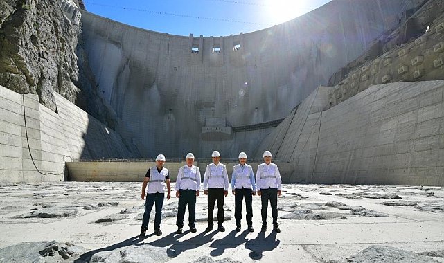 Dev baraj için son kontroller yapılıyor